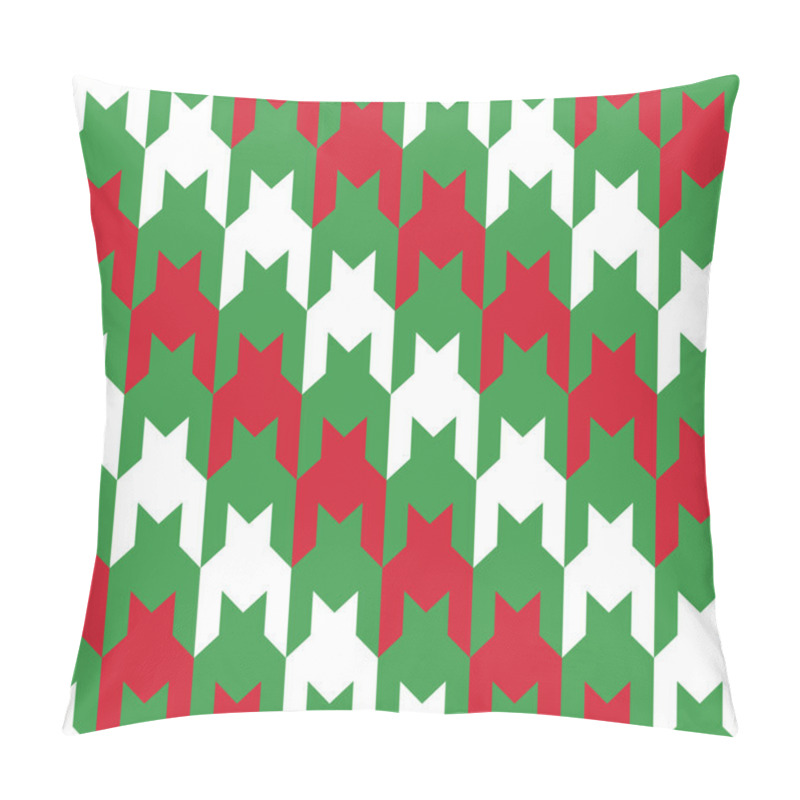 Personality  Christmas Houndstooth Pillow Covers