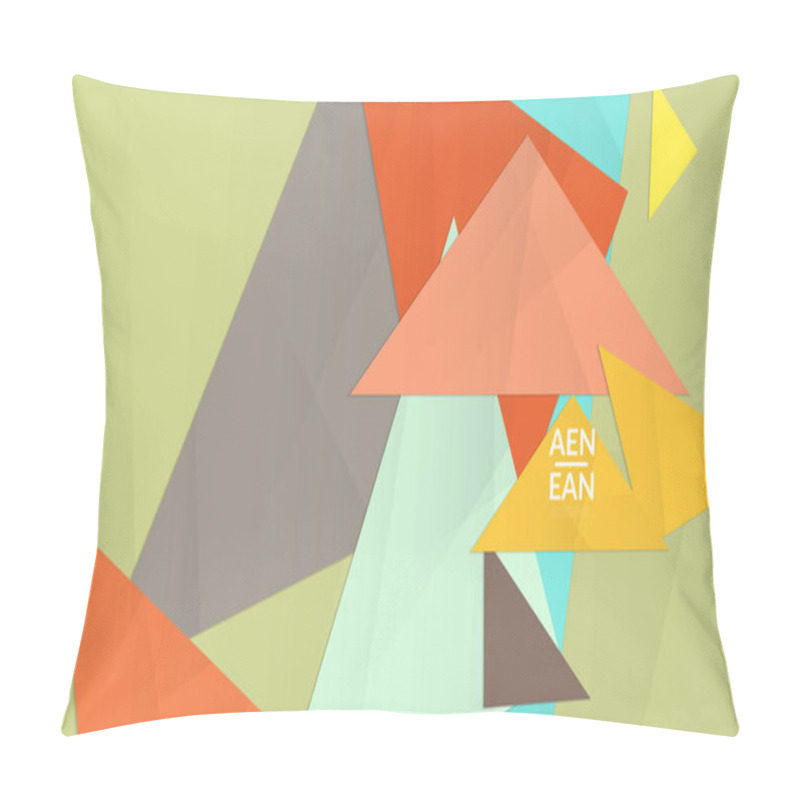 Personality  Abstract Vector Cover Template With Folded Paper Overlapping Geometric Shapes. Environmental Design With Cut Out Geometric Objects Made Of Recycled Reused Paper. Top View Geometric Pattern. Pillow Covers