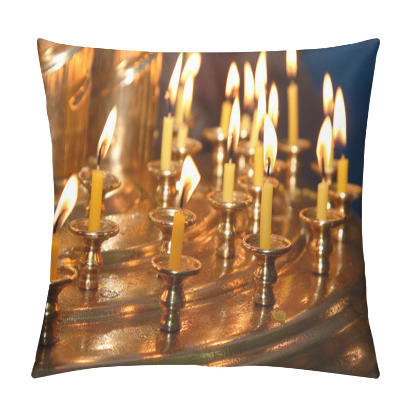 Personality  Church Candles Pillow Covers