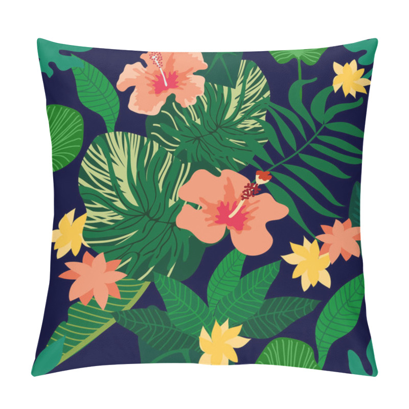 Personality  Spring Tropical Rainforest. Pillow Covers