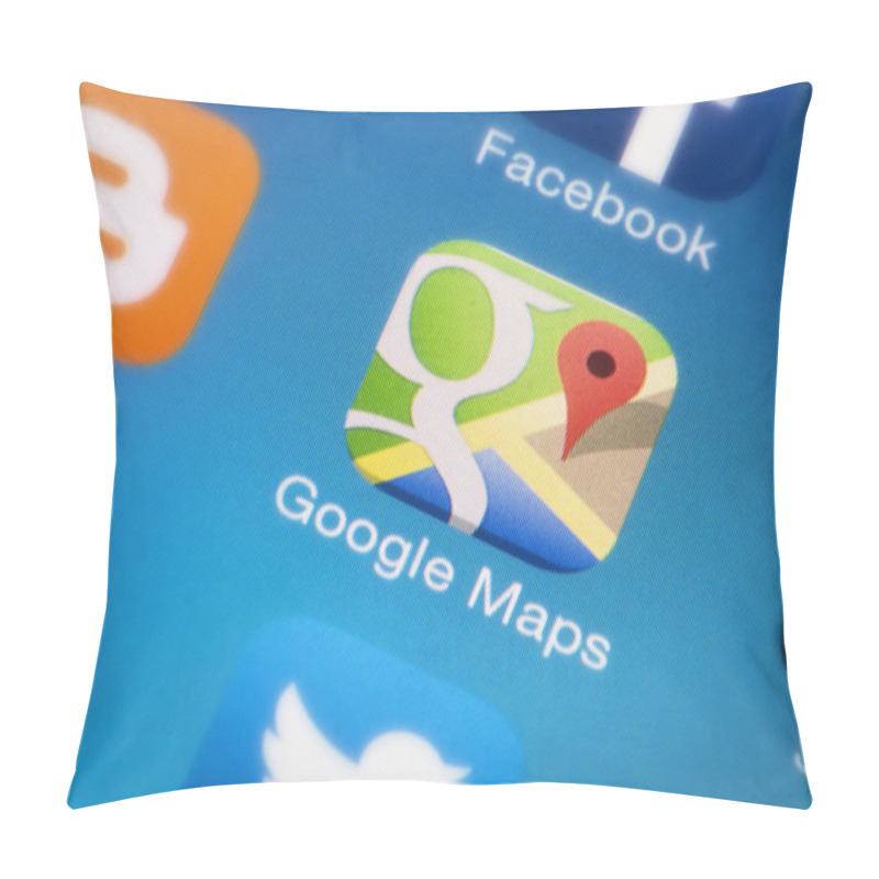 Personality  Google Maps Pillow Covers