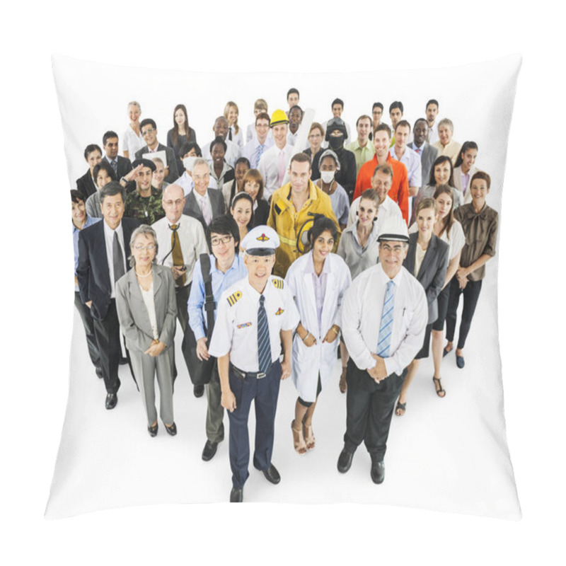 Personality  Multi-ethnic People In Variety Occupation  Pillow Covers