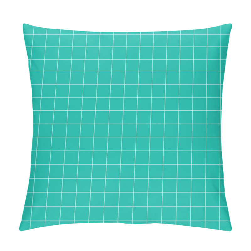 Personality  Repeatable Graph, Plotting, Drafting Paper, Grid, Mesh, Wireframe Lattice, Grille Pattern. Squares, Checkered Seamlessly Repeatable Simple Geometric Pattern, Background Pillow Covers