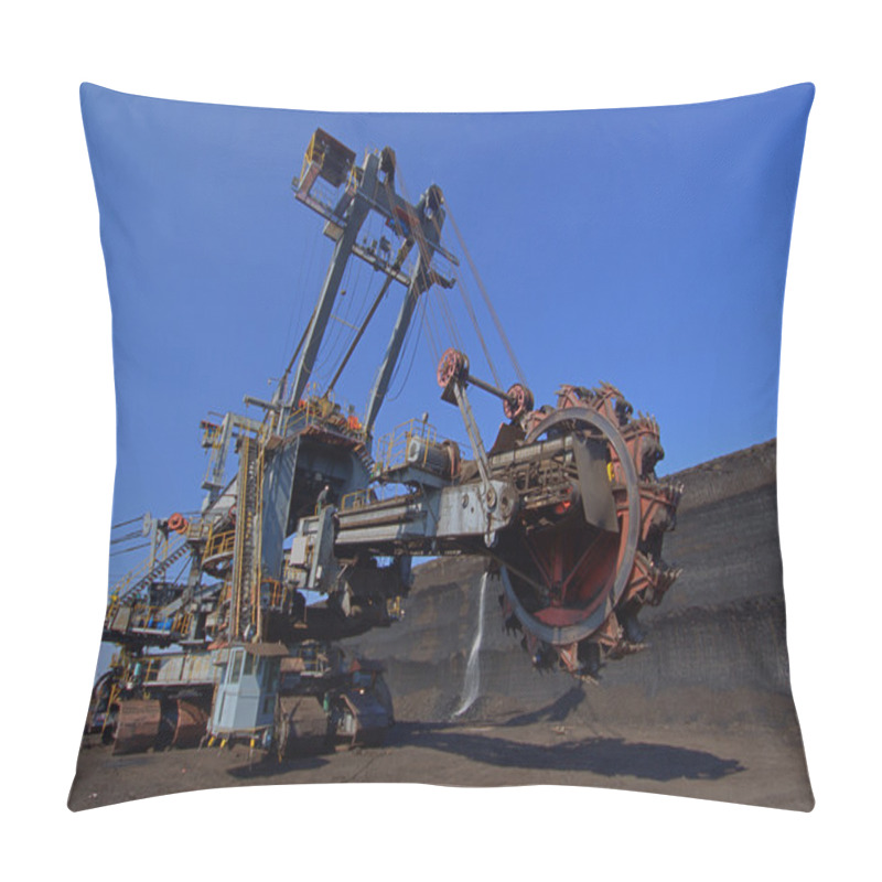 Personality  Excavator Transfer Pillow Covers