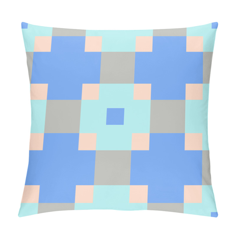 Personality  Seamless Bright Texture With Squares Pillow Covers