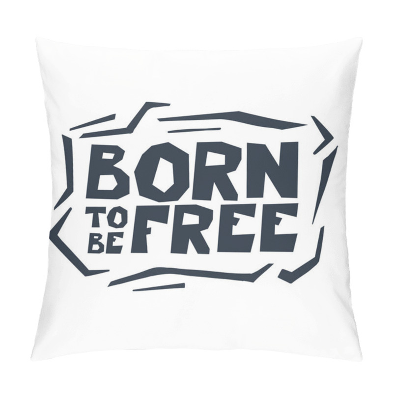 Personality  Inspirational Black Lettering Pillow Covers