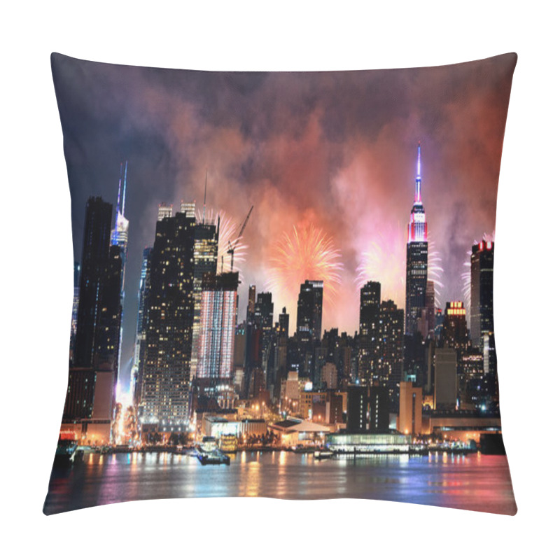 Personality  New York City Fireworks  Pillow Covers