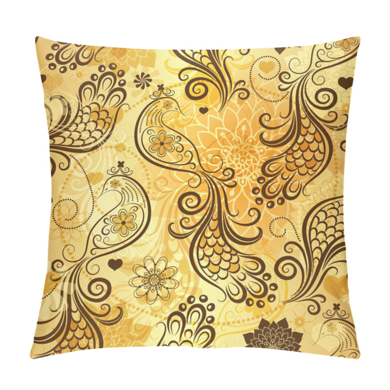 Personality  Repeating Golden Pattern Pillow Covers