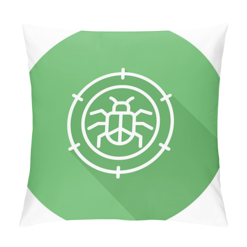 Personality  Debugger Web Icon Vector Illustration Pillow Covers