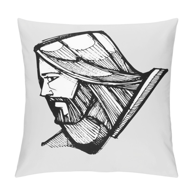 Personality  Jesus Christ Face Side Pillow Covers