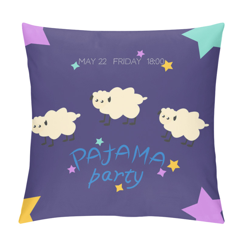 Personality  Cozy Vector Illustration With Cute Sheep, Stars And Text 