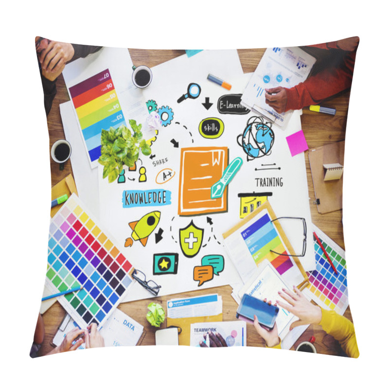 Personality  Business Group Creative Design Training Discussion Pillow Covers