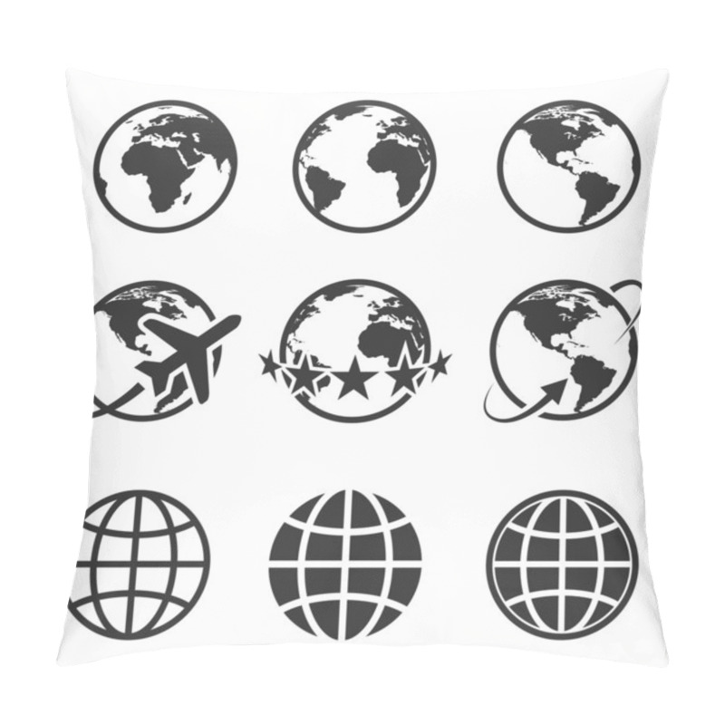 Personality  Planet Pillow Covers