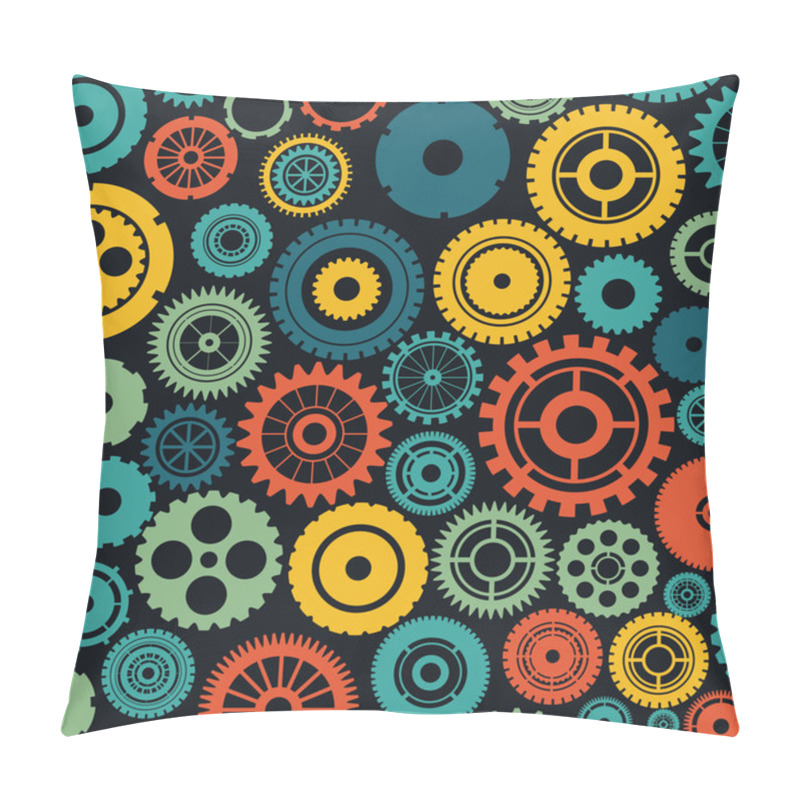 Personality  Gears Design Pillow Covers