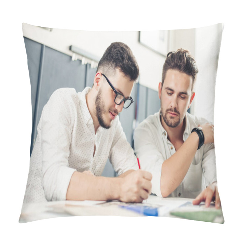 Personality  Two Men Designers Pillow Covers