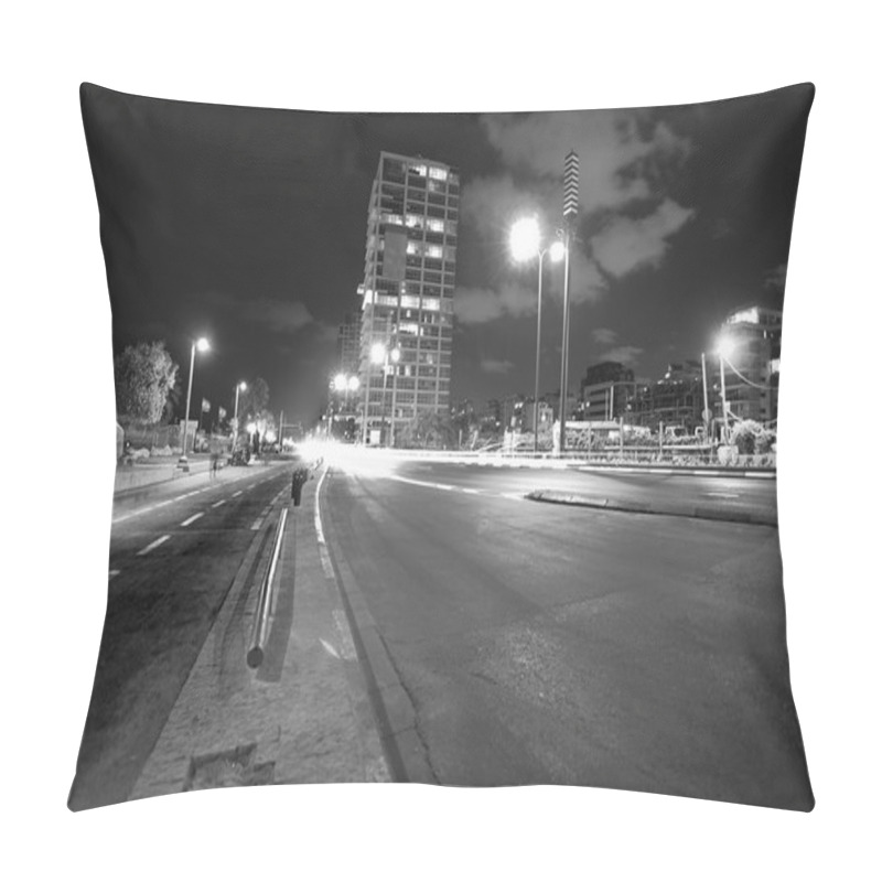 Personality  Tel Aviv Promenade At Night Pillow Covers