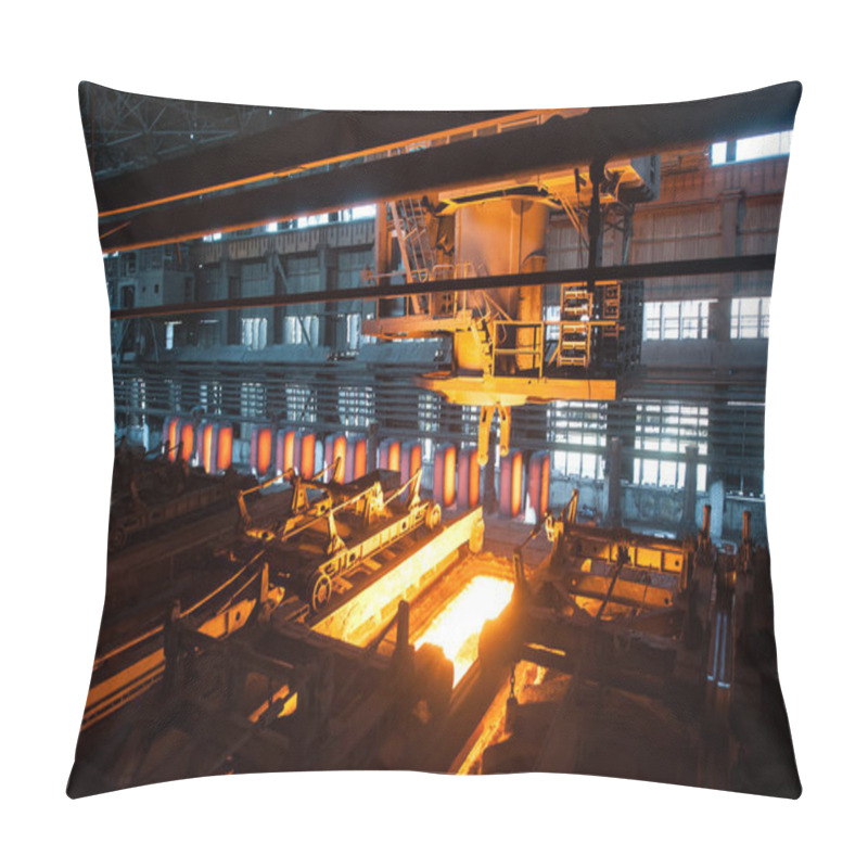 Personality  The Production Process In The Rolling Mill Pillow Covers