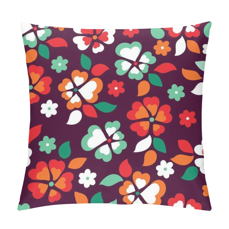 Personality  Seamless Floral Pattern Pillow Covers