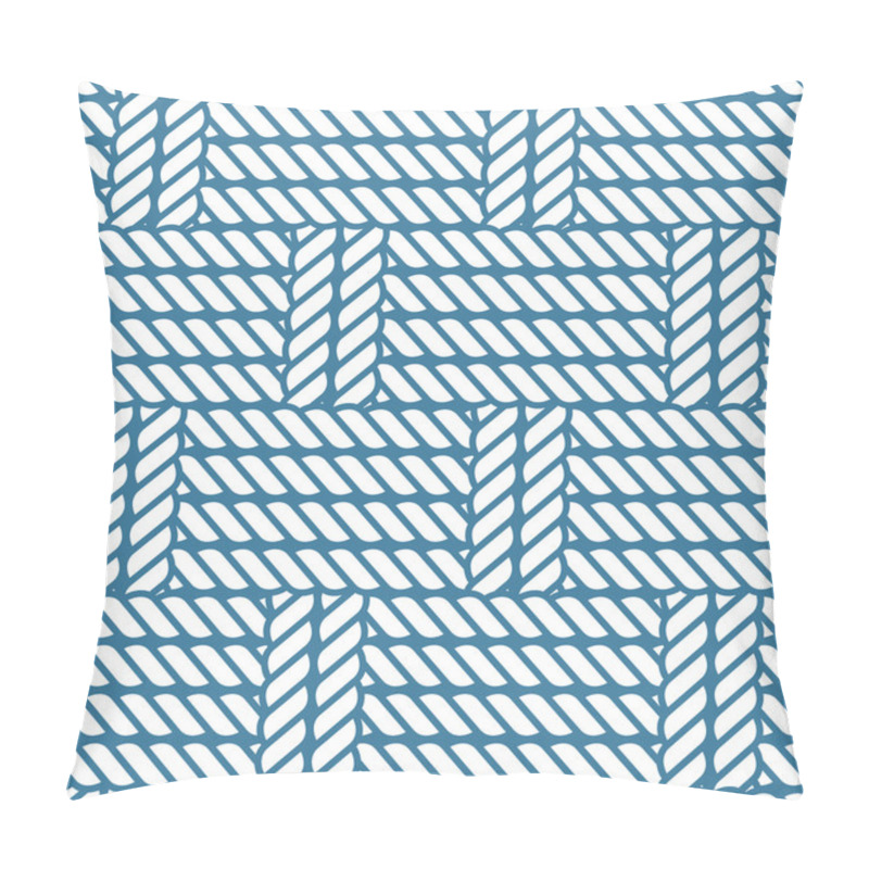 Personality  Seamless Nautical Rope Knot Pattern, Lattice Pillow Covers