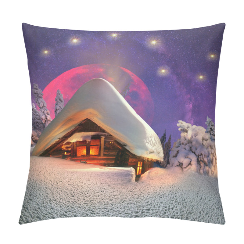 Personality  Fairy House In Mountains Pillow Covers