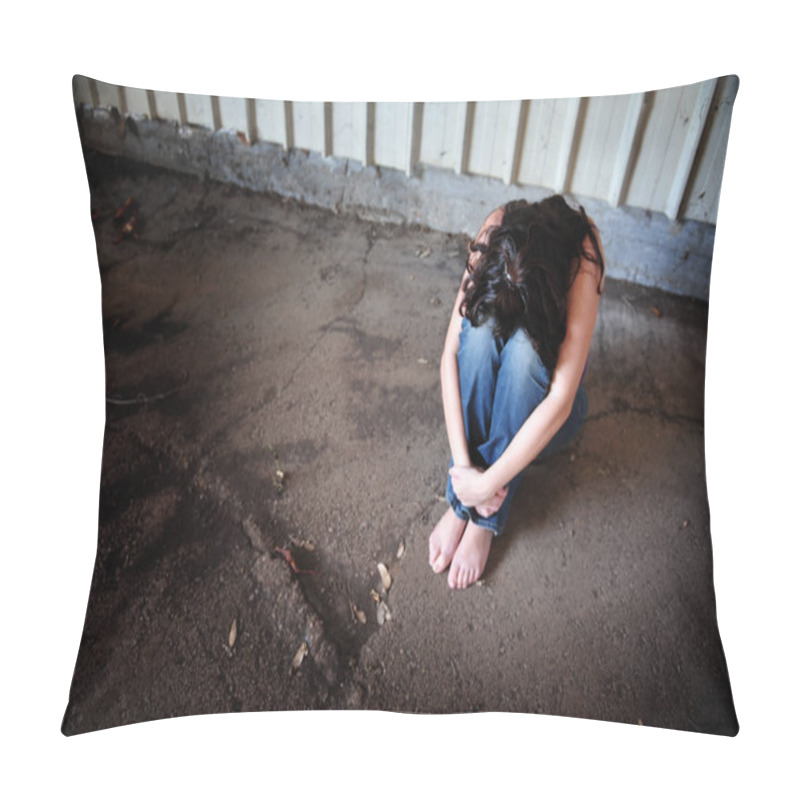 Personality  Sad Woman Pillow Covers