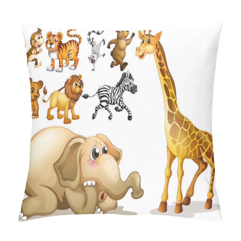 Personality  Animals Set Pillow Covers