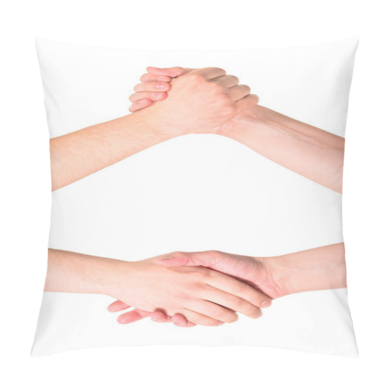 Personality  Competition And Compromise Hand Composition Pillow Covers