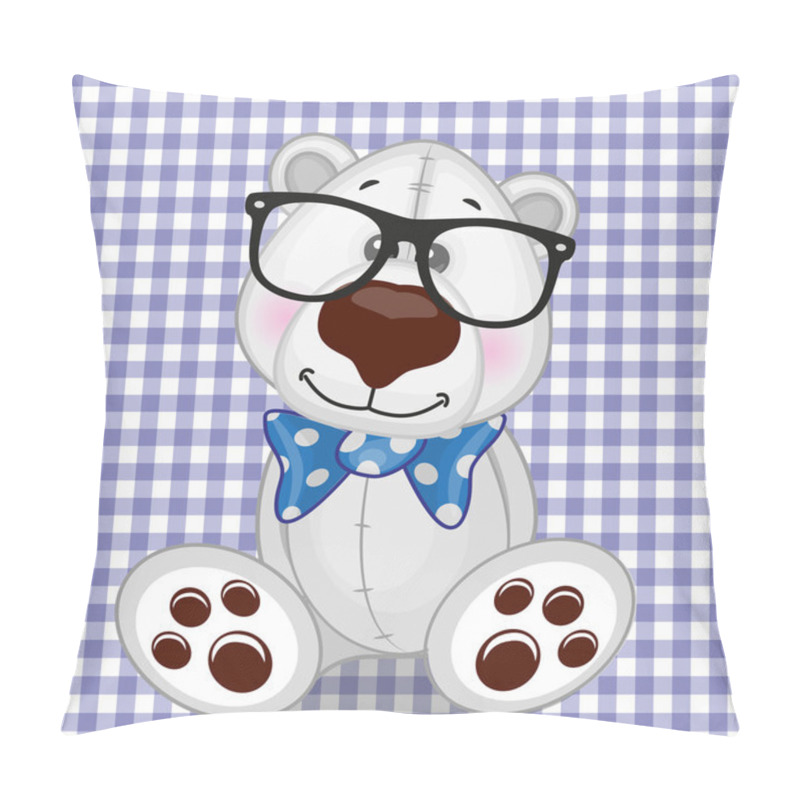 Personality  Hipster Polar Bear Pillow Covers