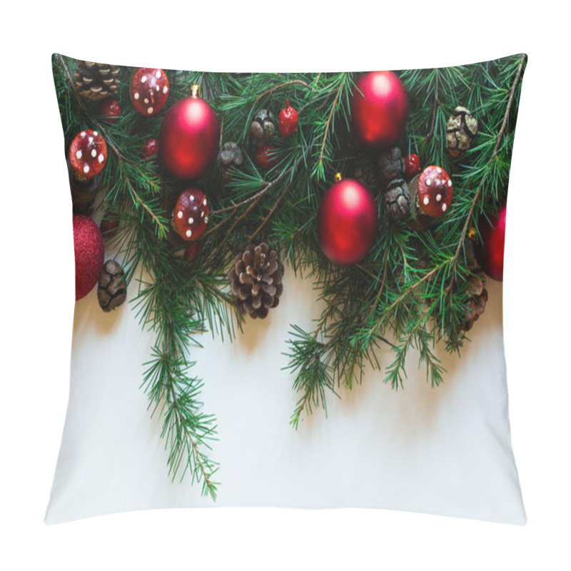 Personality  Christmas Card  With Decorations Pillow Covers