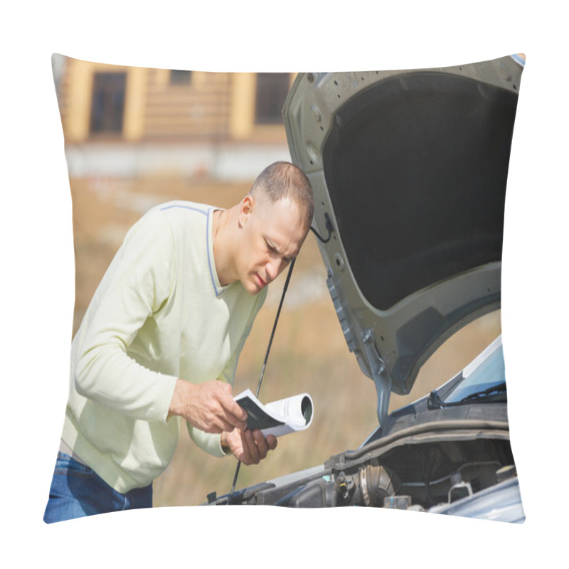 Personality  Man And Car Pillow Covers