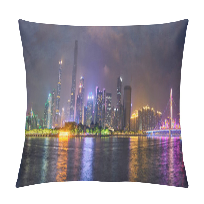 Personality   Guangzhou Skyline. Guangzhou, China Pillow Covers