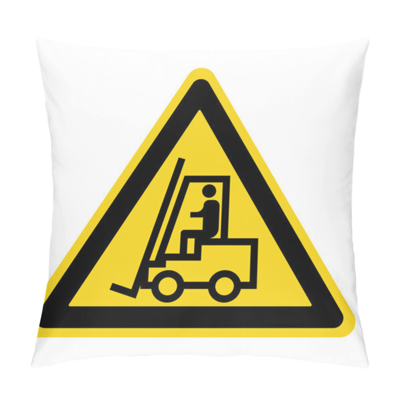 Personality  Forklift Truck Sign Pillow Covers