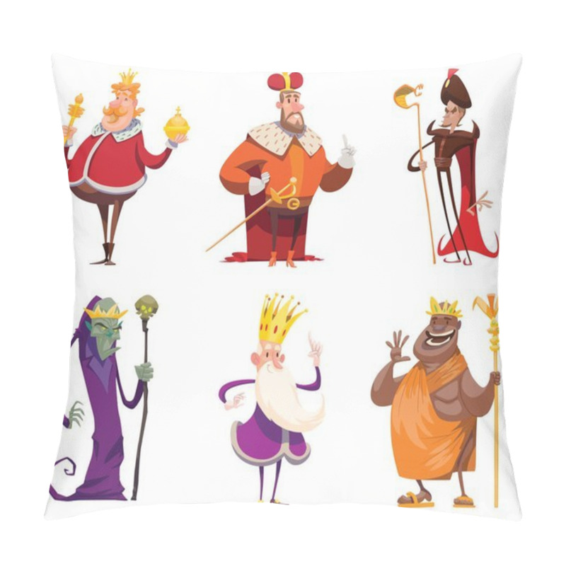 Personality  Set Of Funny Kings Pillow Covers