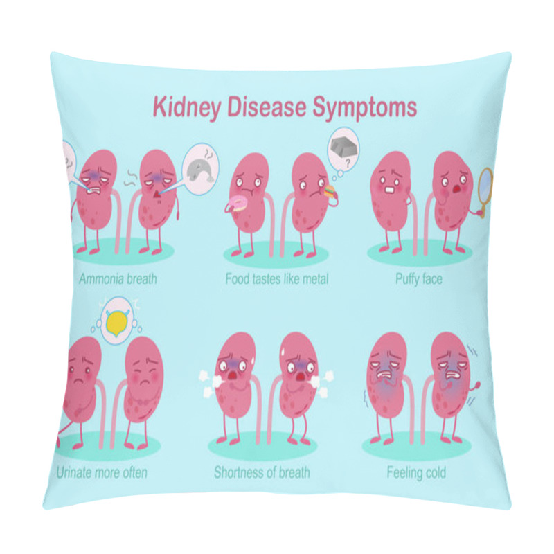 Personality  Kidney With Healthy Problem Pillow Covers