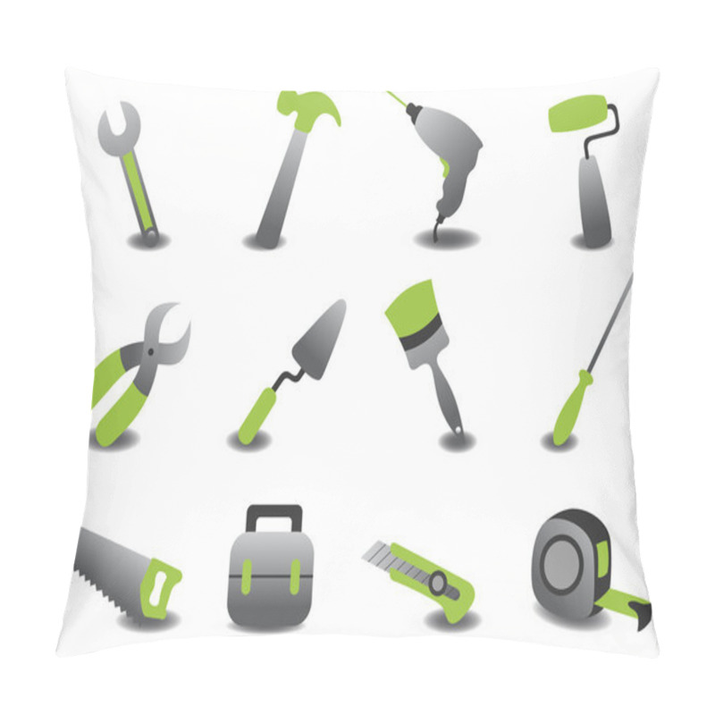 Personality  Professional Repairing Tools Icons Pillow Covers