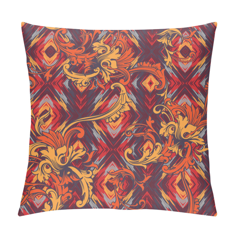 Personality  Eclectic Fabric Seamless Pattern. Pillow Covers