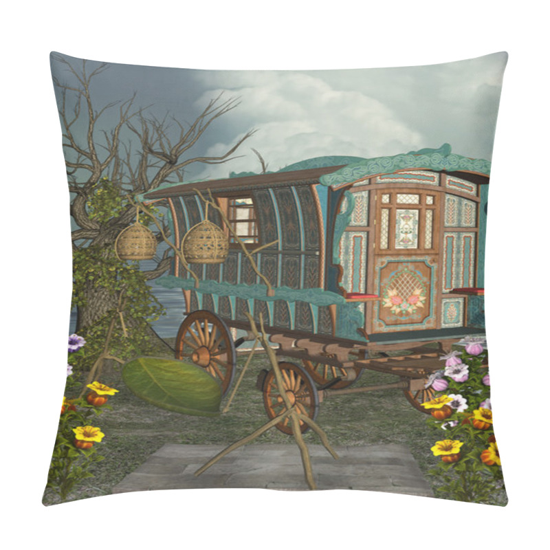 Personality  Fantasy Landscape Pillow Covers