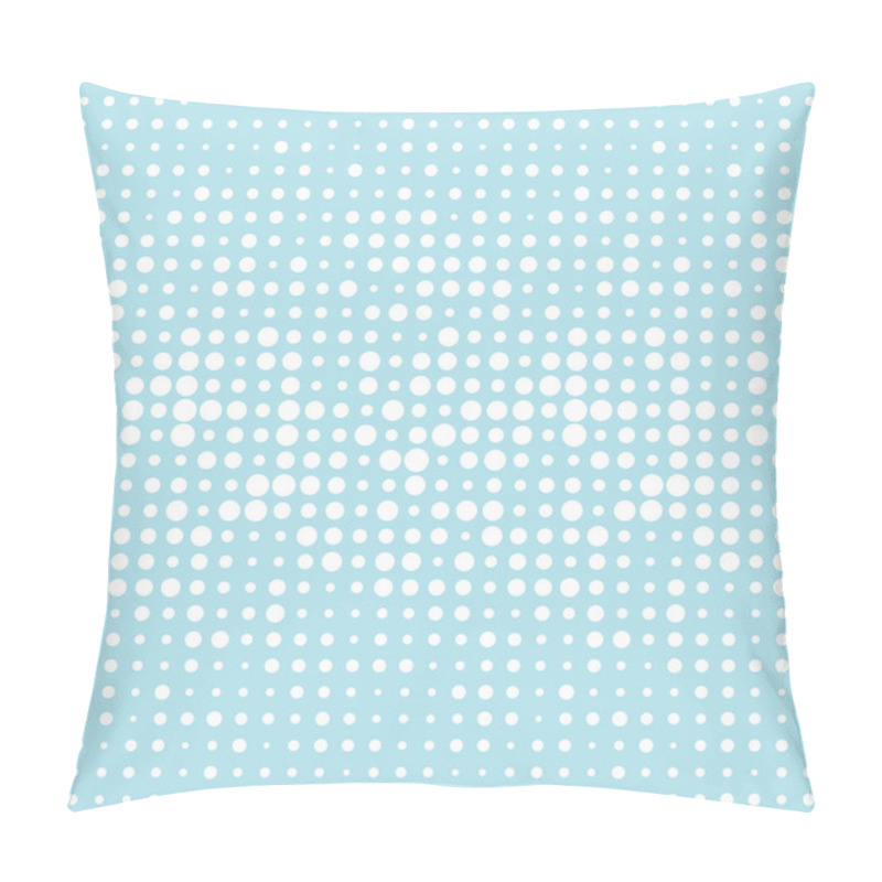 Personality  Halftone Dot Seamless Pattern, Minimal Geometric Abstract Background Pillow Covers