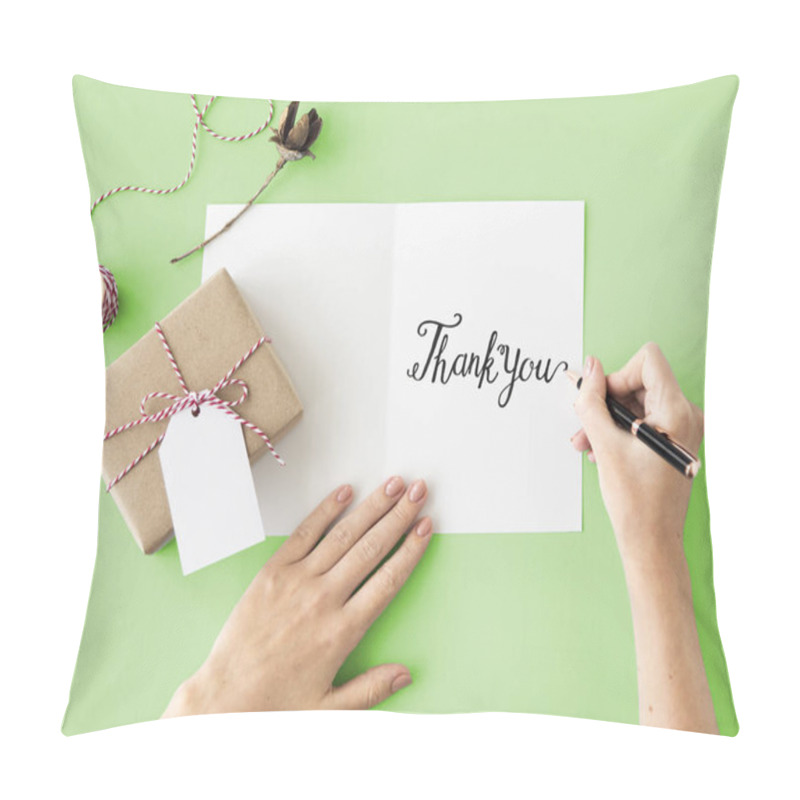 Personality  Thank You And Gift Concept Pillow Covers