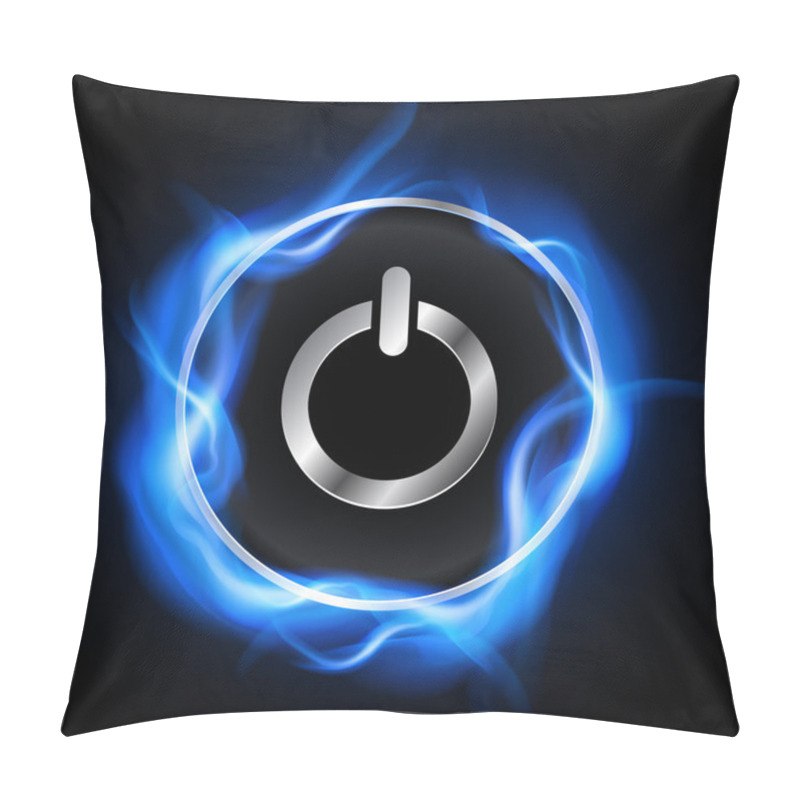 Personality  Power Button Design Pillow Covers