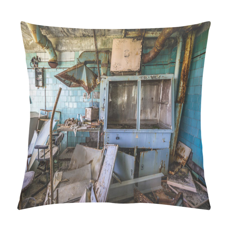 Personality  Old Factory In Chernobyl Zone Pillow Covers