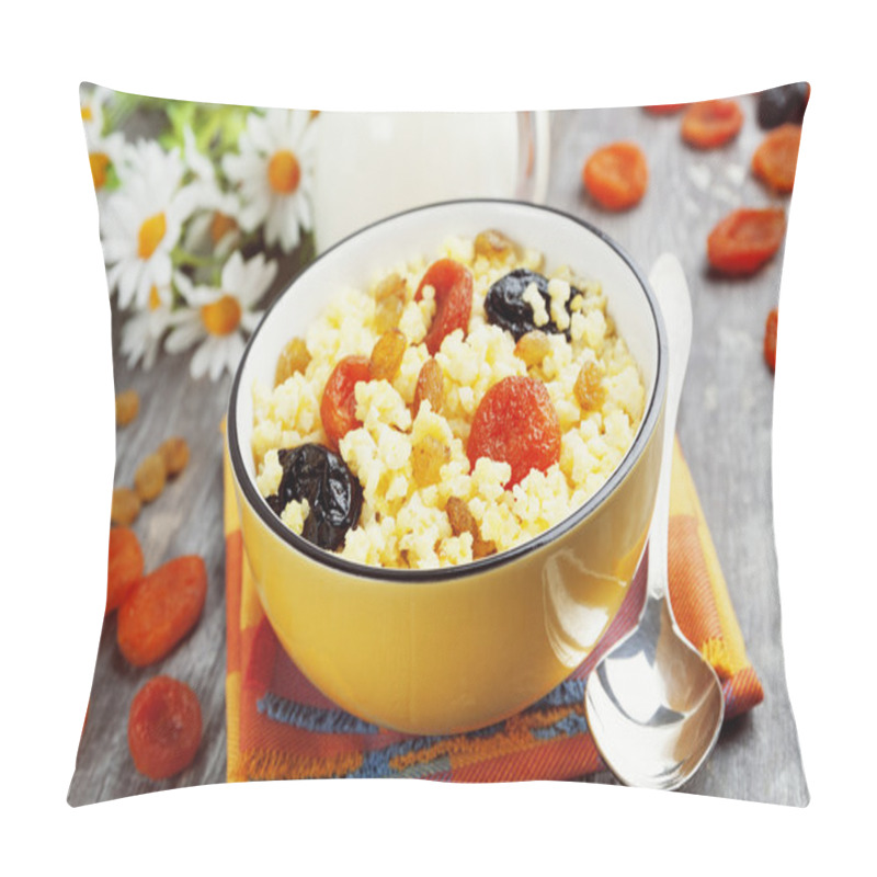 Personality  Millet Porridge With Dried Fruit Pillow Covers