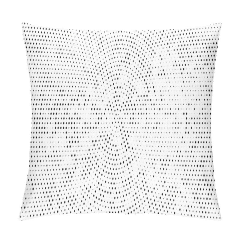 Personality  Halftone Dotted Background. Halftone Effect Vector Pattern. Circle Dots Isolated On The White Background. Pillow Covers