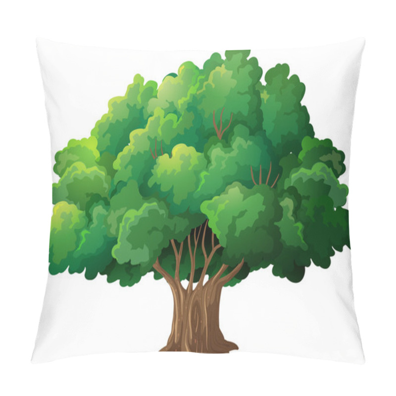 Personality  Tree Illustration Pillow Covers