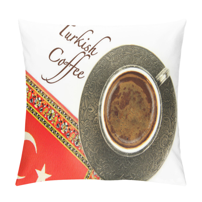 Personality  Turkish Coffee And Turkish Flag Pillow Covers