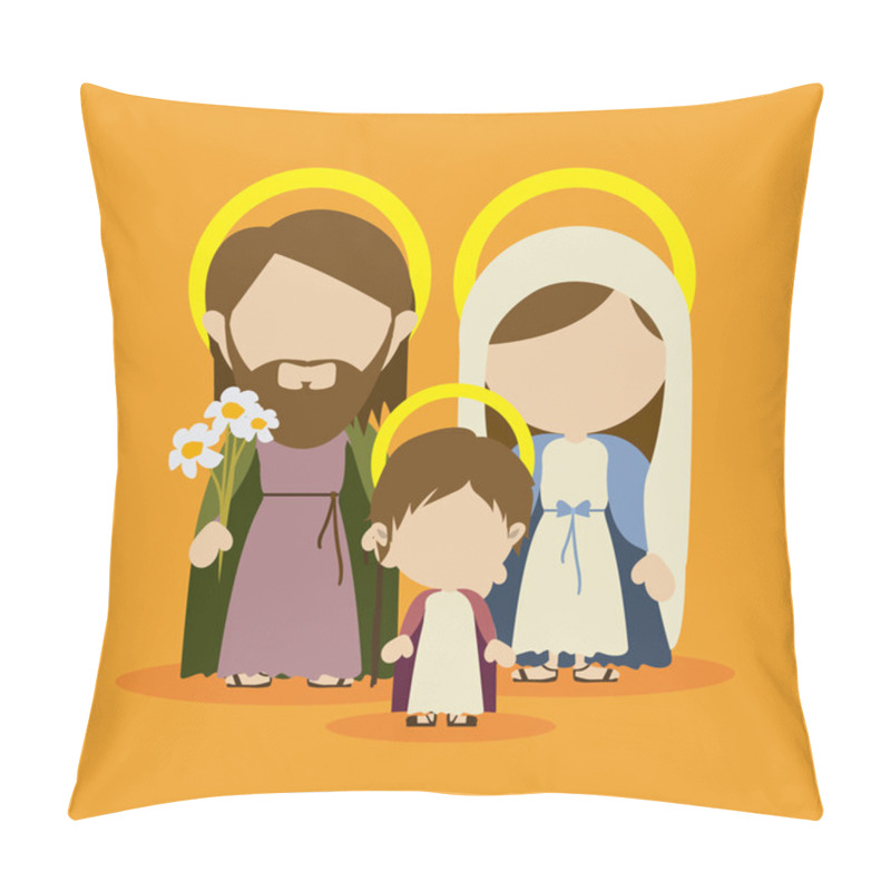 Personality  Holy Family Pillow Covers