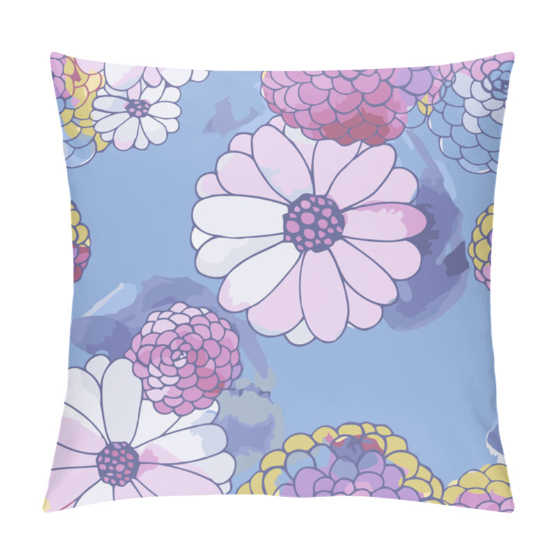 Personality  Seamless Vector Floral Texture Pillow Covers