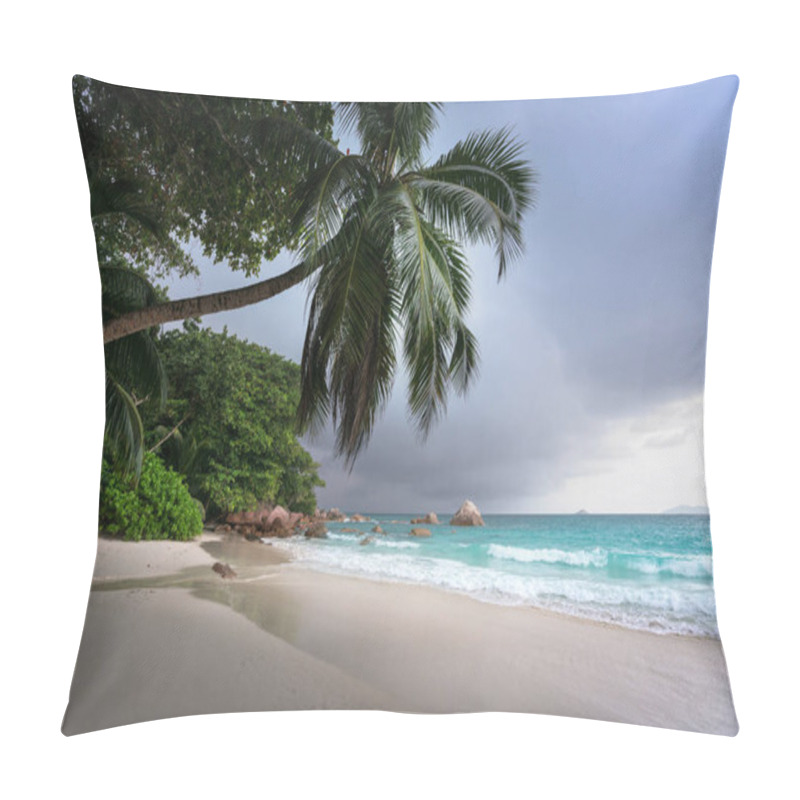 Personality  Anse Lazio Beach After Rain, Praslin Island, Seychelles Pillow Covers