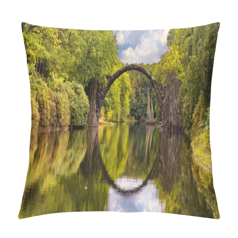 Personality  Devil's Bridge,Kromlau,Germany Pillow Covers