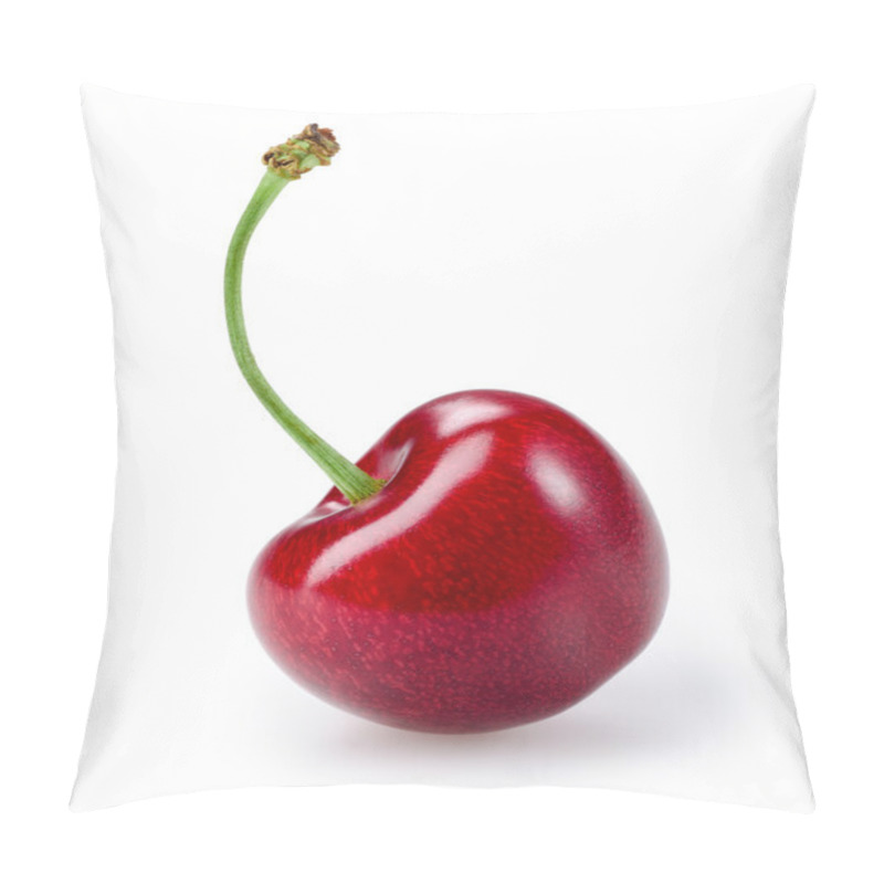 Personality  Cherry Berry Isolated On White Background Pillow Covers